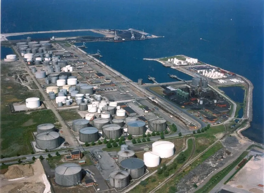 Malmö terminal aerial view